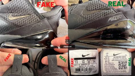 how to spot fake nike air max 270|nike 270 real vs fake.